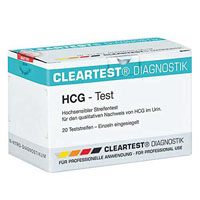 SCHWANGERSCHAFTSTEST Cleartest Teststreifen