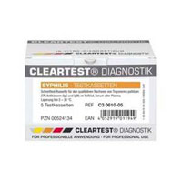 SYPHILIS Cleartest Testkassette Vollblut