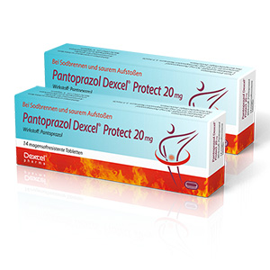 PANTOPRAZOL Dexcel Protect 20 mg magensaftres.Tab. Doppelpackung 