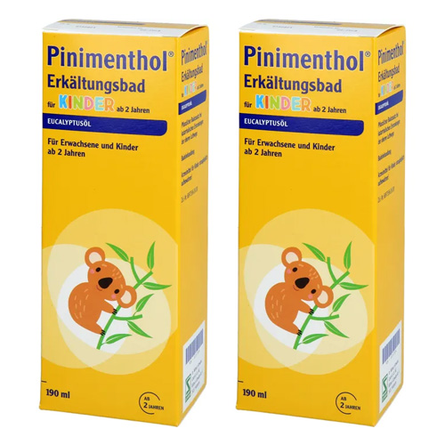 PINIMENTHOL Erkältungsbad f.Kind ab 2 J.Eucalyptus Set 
