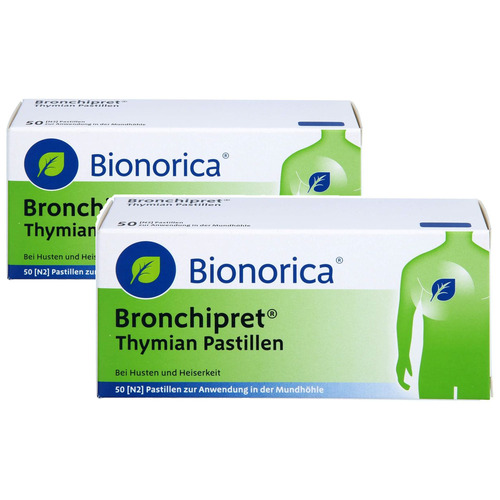 BRONCHIPRET Thymian Pastillen Doppelpackung